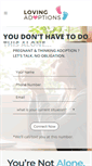 Mobile Screenshot of lovingadoptions.com